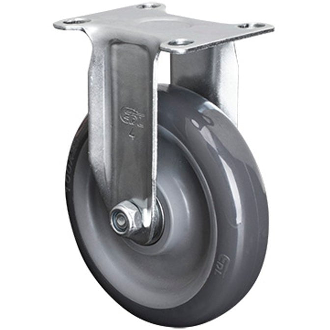 100mm Fixed Plate Castor - 80KG Rated