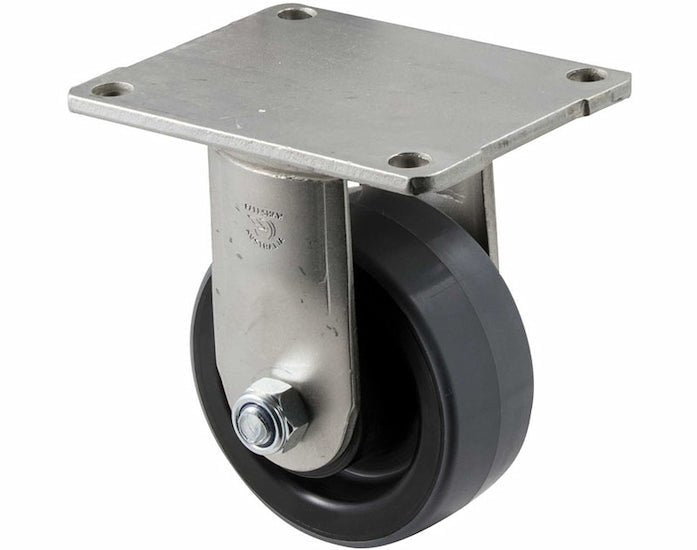 100mm Heavy Duty Industrial Polyurethane Castors - 300KG Rated