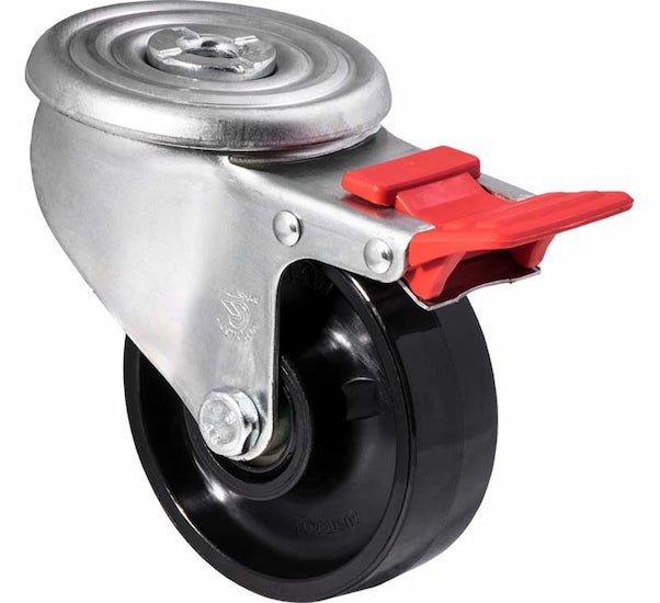 100mm Nylon Industrial Castors - 300KG Rated