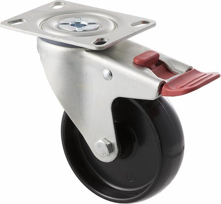 100mm Nylon Wheel Castors - 150KG Rated