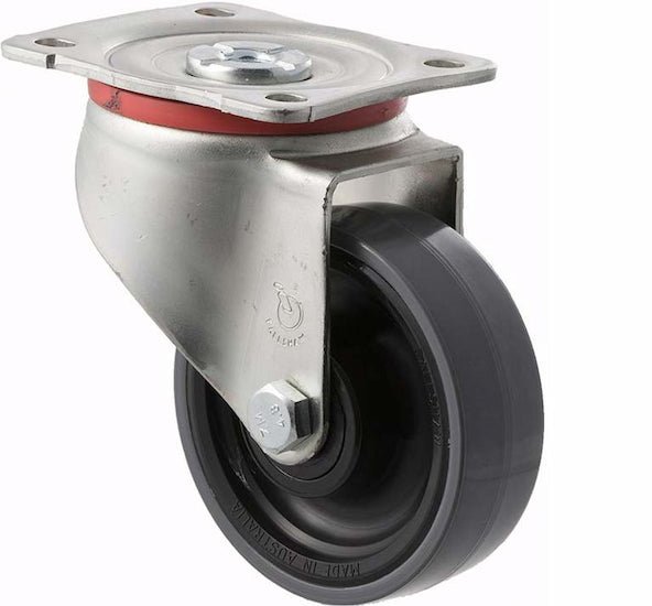 100mm Polyurethane Industrial Castors - 300KG Rated