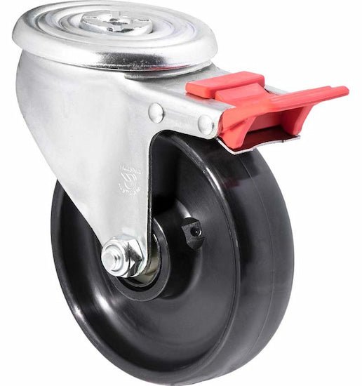 125mm Nylon Industrial Castors - 300KG Rated