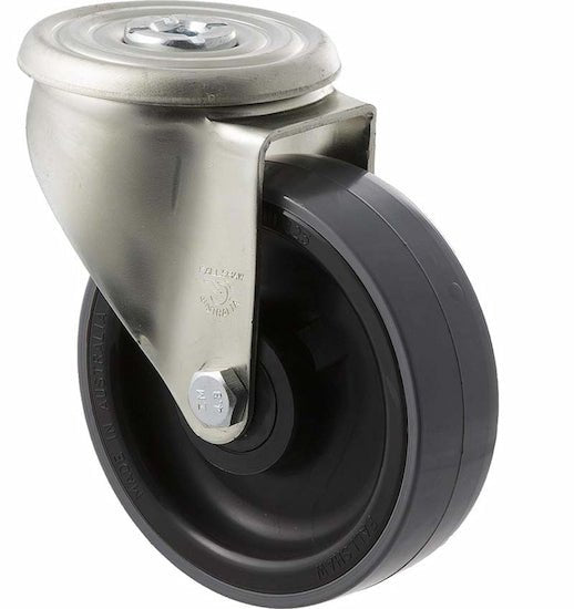 125mm Polyurethane Industrial Castors - 300KG Rated