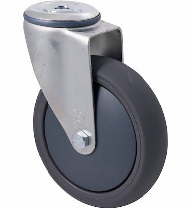 125mm Polyurethane Wheel Castors - 100KG Rated