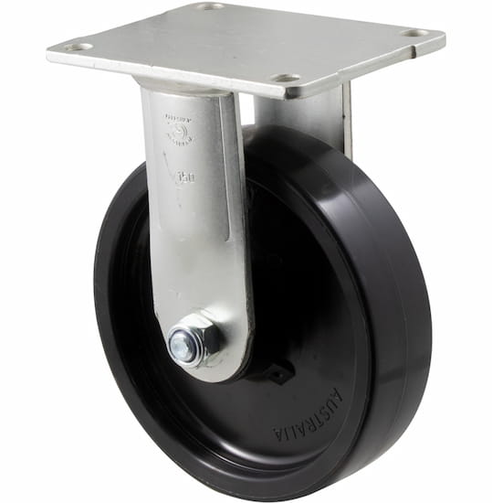 150mm Heavy Duty Industrial Nylon Castors - 450KG Rated