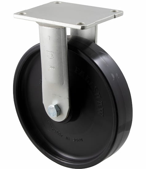 200mm Heavy Duty Industrial Nylon Castors - 500KG Rated