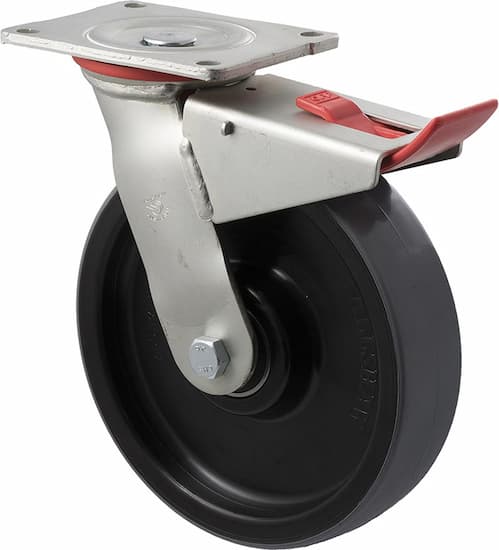 200mm Polyurethane Castors - 600KG Rated