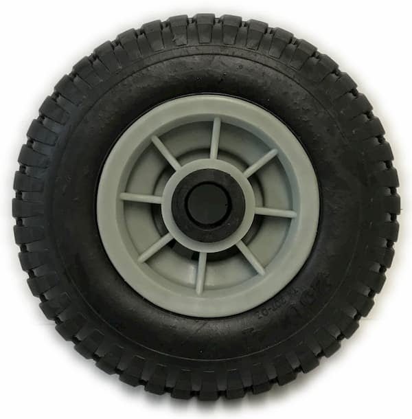 2.50 - 4 Solid Rubber Tyre on Grey Rim